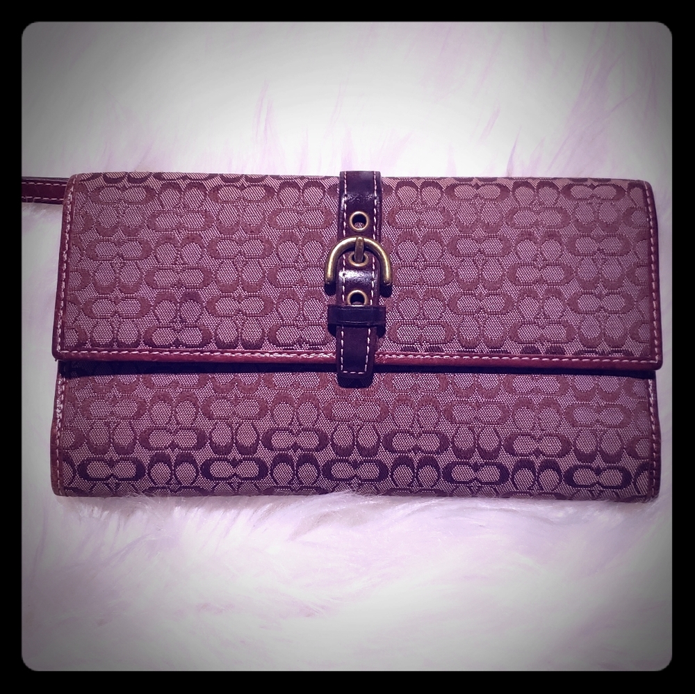 Coach continental wallet